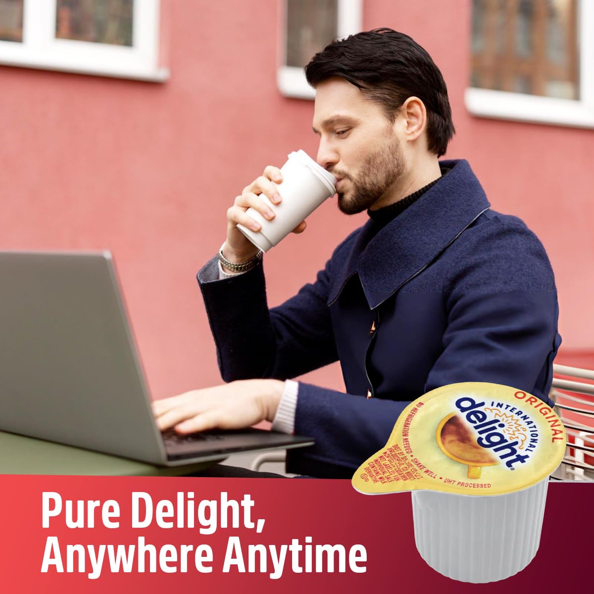 Original Coffee Creamer Singles, 48 Pack of individual coffee creamers, Non Dairy Creamer Cups for Easy Portion Control and Fresh Flavor, Single Serve Coffee Cream for Hotels and Everyday Use