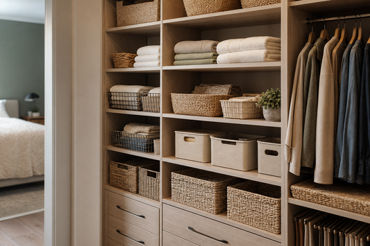 Unbranded orderly inspection setup featuring practical shelf organization