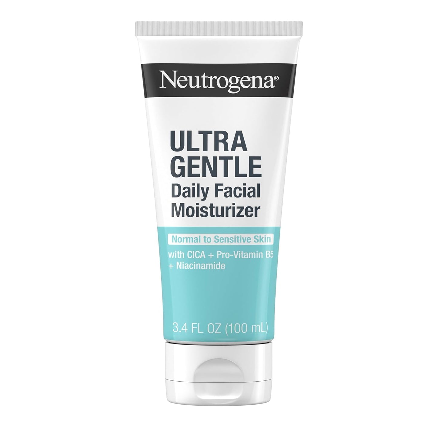 Neutrogena Fragrance Free Daily Facial Moisturizer, Face & Neck Moisturizer for Sensitive Skin with Vitamin B3, Pro-Vitamin B5 & Vitamin E Supports Skin's Dynamic Barrier, 3.4 fl. oz, Pack of 3